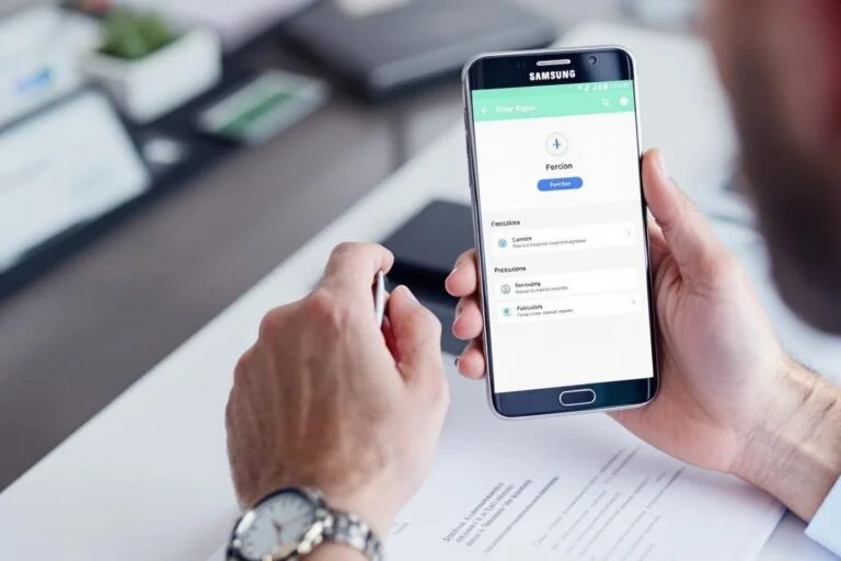 Comment récupérer un document dans le presse papier Samsung ?