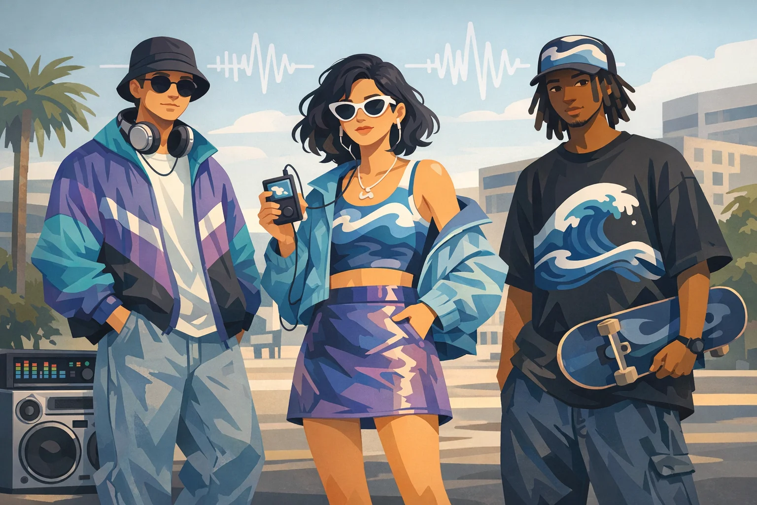 Comment le style 'Wave' se manifeste-t-il dans la mode actuelle ?