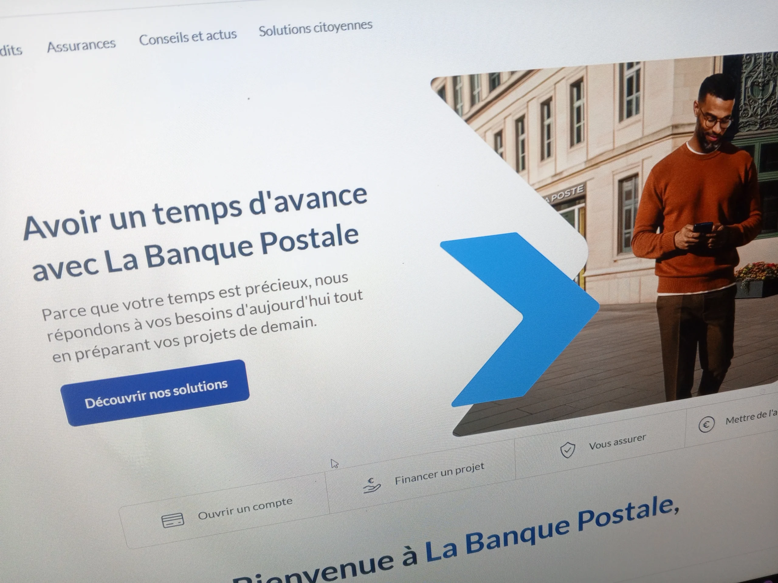 site web de La Banque Postale